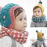 Baby Scarf , Misaky Winter Boys Girls Print Collar Knitted Ring Neck Scarves