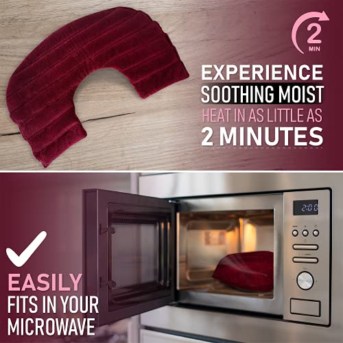 Heating Pad for Neck and Shoulders Microwavable Moist Heat Aromatherapy