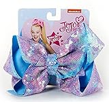 Jojo Siwa Signature Hair Bow Sparkle Pink Blue Pastel Ombre
