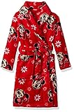Disney Big Girls' Minnie Mouse Robe, Red, 8