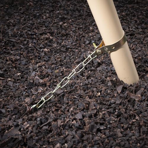 Metal Ground Anchor Kit - 4pcs Auger-Style 12 3/4