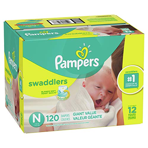 2 Pampers+Swaddlers+Disposable+Diapers+120
