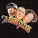 Popfunk The Three Stooges Heads T Shirt & Stickers - Large, Black