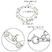 EVER FAITH 925 Sterling Silver Tin Cup 6MM Freshwater Cultured Pearl Station Bracelet - Three Layers