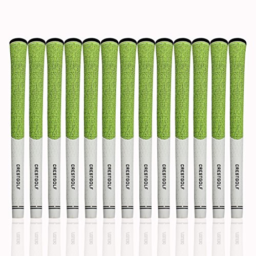 Kofull CRESTGOLF Golf Grips Performance Golf Grips -Set of 13(Green), Multi Compound Material Rubber Combine with Carbon ,All-Weather Control Golf Club Grips,Standard Size 5 Colors Optional - Thumbnail 2
