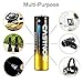 6800mAh 18650 Rechargable Battery(Button Top),10 Packs 3.7V Li-ion Batteries for Led Flashlight