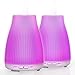 Neloodony Aromatherapy Diffusers For Essential Oils，100mL Cool Mist Ultrasonic Essential Oil Diffuser With 8 Colors LED Light and Waterless Auto Shut-off For Bedroom Office Home Baby