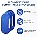 Medihealer CPAP Headgear for Philips Dreamwear Nasal Mask-2 CPAP Headgear Straps for Philips Respironics Dreamwear & 4 Pads Strap Covers,Reduce Skin Irritation & Red Marks,Great Value Kit Supplies
