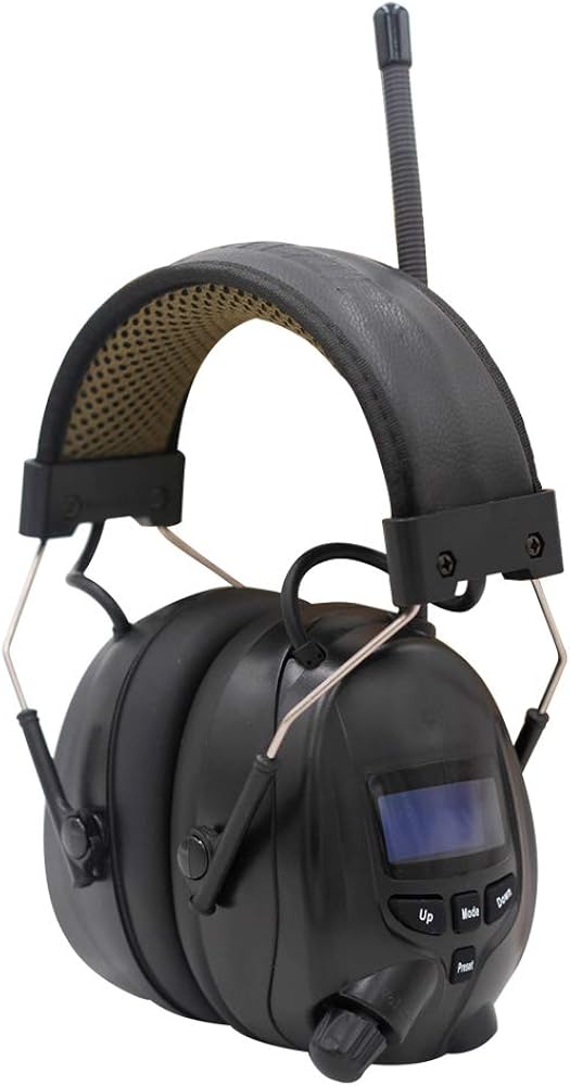 Ear Defenders with Radio FM/DAB+,Builtin Bluetooth and Microphone,SNR