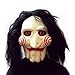 Halloween Mask Movie Jigsaw Puppet - Full Mask Head Latex