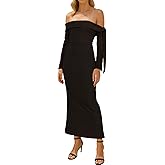 chicyes Halen Off Shoulder Midi Dress