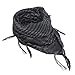TRENTON Unisex Arabian Square Scarf Desert Scarf Tactical Head Scarf With Tassels