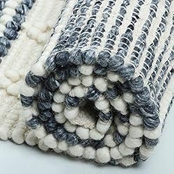 Area Rug Hand Woven Wool & Cotton Geometric Diamond