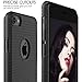 iPhone 7 Case, Rhidon Case Combo Super Slim Hard Shell Layer Holster Open-Face Sport Case with Holster Kickstand and Locking Belt Swivel Clip for Apple iPhone 7 (Black)