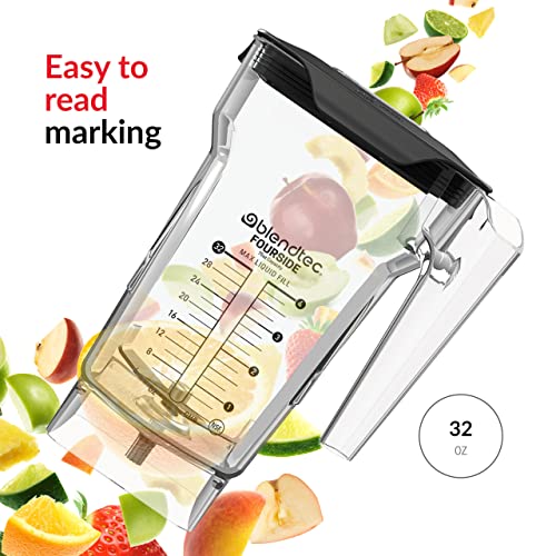 Blendtec 75 Oz FourSide Commercial Jar FourSided Replacement Blender