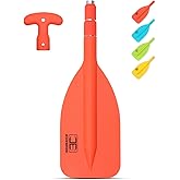 OCEANBROAD Emergency Paddle 21''-42''(Assembling Required)/26''-54'' | Boat Paddle, Canoe/Kayak Paddle, Telescoping Paddle, Collapsible Paddle, PWC/Boating/Pontoon/Jet Ski Accessories