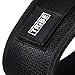 Nylon Weight Lifting Belt for Men and Women + BONUS Drawstring Bag, Black Neoprene with Adjustable Velcro, for Weightlifting, Power Lifting, Crossfit and Lower Back Support