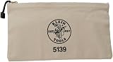 Klein Tools 5139 Natural Canvas Zipper Tool Bag for Pliers Wrenches Storage view 4