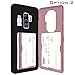 Galaxy S9 Plus, SKINU S9 Plus Wallet Charger Dual Layer Hidden Credit [S9 Plus Card Case] Holder ID Slot Card Case with Inner USB Type C Adapter and Mirror for Samsung Galaxy S9 Plus(2018)- Rose Gold