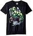 Marvel Men's Hulk in Action Short Sleeve Graphic T-Shirt, Black, X-Large