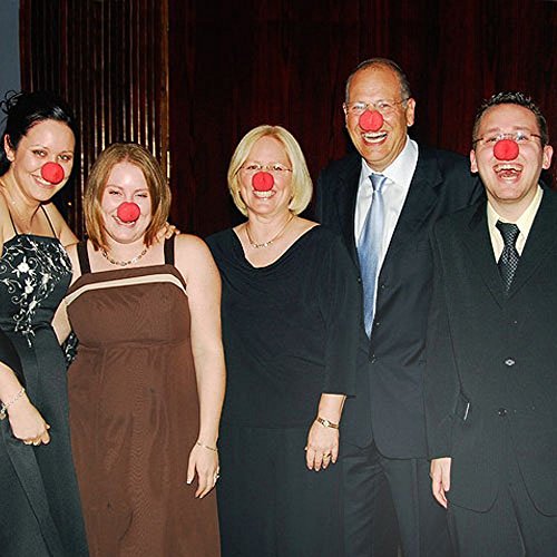 Dealglad 100 Pcs/Lot Novelty Sponge Ball Red Clown Magic Nose for Halloween Party Masquerade Costume Ball