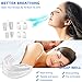 Snoring Solution Anti Snoring Mouthpiece, 4 Set Snore Stopper Nose Vents Nasal Dilators Stop Snoring Mouth Guards Aids Snore Reducing Sleep aid Devices Device Stop Snore (Anti snoring Device)