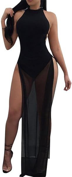 bodysuit maxi dress