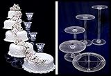 5 Tier Cascade Wedding Cake Stand