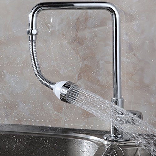 MANCEL Flexible 360 degrees Swivel Sink Faucet Sprayer Aerator Kitchen