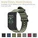 Fintie Band Compatible with Garmin VIVOACTIVE HR, Soft Nylon Sport Straps Adjustable Replacement Watch Bands with Metal Buckle Wristband Compatible Garmin Vivoactive HR Sports GPS Smart Watch, Olive