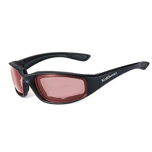 Kofdwno Pairs Motorcycle Sunglasses Foam Padded Eyewear