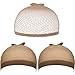 eboot 3 Pack Wig Caps (Light Brown Nylon Caps and Light Brown Mesh)