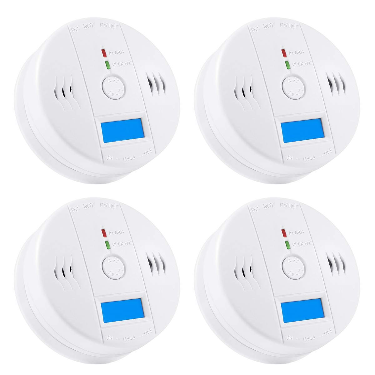 Buy Carbon Monoxide CO Alarm Detector, CUZMAK Digital Display Carbon