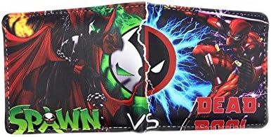 Movie Deadpool Vs. Spawn Mens Boys Wallet In Gift Box from Outlander