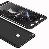 Xiaomi Mi Max 2 Case, Ranyi [Full Body 3 in 1 Series] [Slim & Thin Fit Tightly] [360 Degree Protection] Premium Hybrid Bumper 3 in 1 Electroplated Hard Case for Xiaomi Mi Max 2 (2017), black