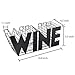 MyGift 14-Inch Decorative Black Metal Mesh Wine Cork Holder Basket