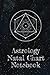 Astrology Natal Chart Notebook: Organizer For Blank Star Birth Charts - Astrology Natal Chart Interp by The Journal Folks