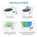 Sunnest UV Sterilizer Toilet Night Light , Motion Activated Led Toilet Seat Light 16 Color Changing Bowl light with Aromatherapy for Any Toilet - White