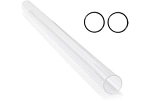 LSE Lighting® QSO-410 Quartz Sleeve for S410RL-HO with 2 O-Rings | Open-Ended | Compatible with VH410, SP410-HO, SPV-410, SPV