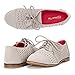DREAM PAIRS Lexington Women's New Casual Nubuck Upper Cut-Out Lace Up Oxford Flats Shoes