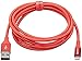 Amazon Basics Double Braided Nylon USB-A to Lightning Cable, Advanced Collection, MFi Certified Apple iPhone Charger, Red, 6 Foot