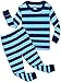 shelry Boys Striped Pajamas Christmas Children PJS Gift Set 100% Cotton Kids Pyjamas