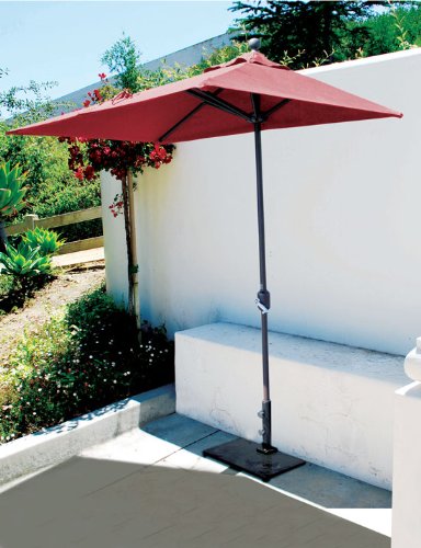 3 5 X 7 Ft Half Wall Market Umbrella By Buy Online In Oman At Desertcart