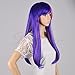 Kamo 55cm Long Mixed Purple / Pink My Little Pony Twilight Sparkle Straight Cosplay Wig