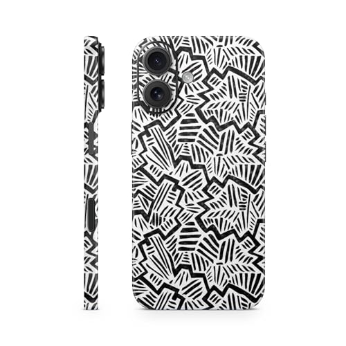 Carbon Fiber Phone Skin Compatible with Apple iPhone 16 - HTC Fall - Premium 3M…