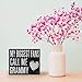 JennyGems My Biggest Fans Call Me Grammy Sign – 8x6 Black and White Wood Box Sign, Grandma Gift Décor, Tabletop or Wall Hanging