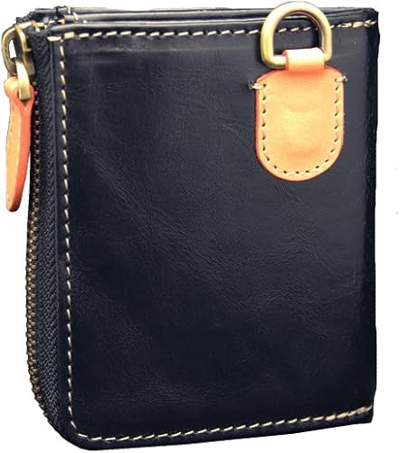 Amazon 二つ折り財布 極小 財布 本場英国プルアップレザー 本革 コインケース 小銭入れ メンズ レディース Coin Pull001 ブラック Leather Craft You レザー クラフト ユウ 小銭入れ