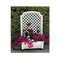 Exaco 1.416W Calypso Planter with Trellis and Self Watering System