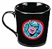Vandor 26566 Marvel Captain America 12 oz Ceramic Mug, Black, Red, Blue, and White