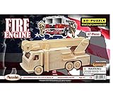 3-D Wooden Puzzle - Fire Engine Model -Affordable Gift for your Little One! Item #DCHI-WPZ-P103